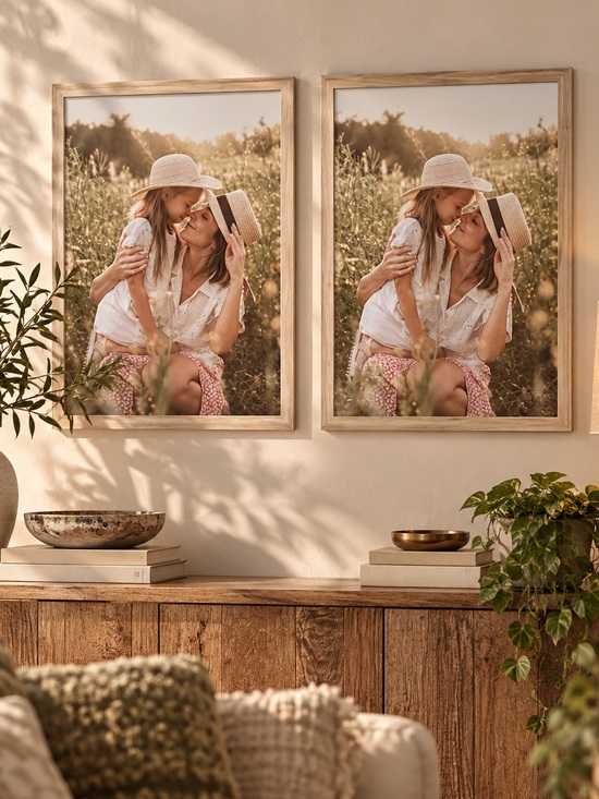Unknown Other - NEW Set of 2 16x24 Natural Wood Look Poster Picture Frames Plexiglass